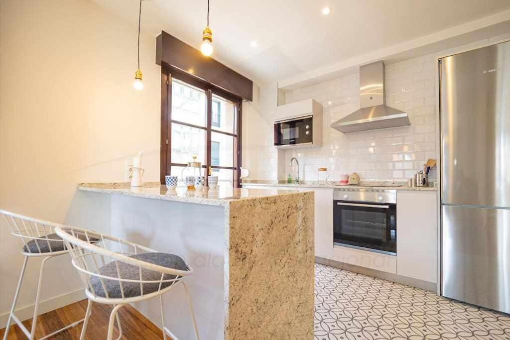Tabacalera Apartamento Gijón Buitenkant foto
